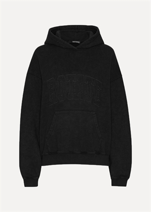 Anya Washed heavy sweat hoodie Sort ROTATE SUNDAY